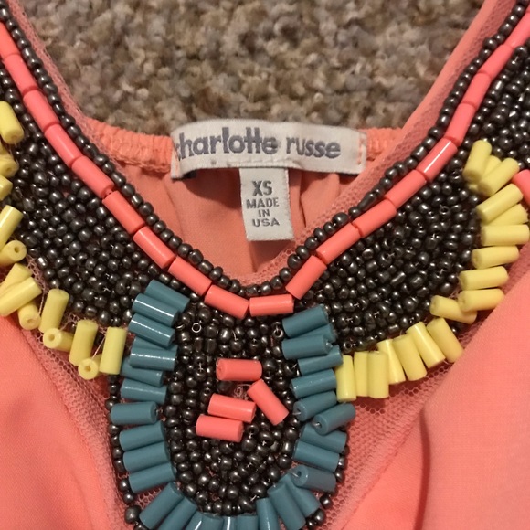 Orange/pink romper - Picture 3 of 3